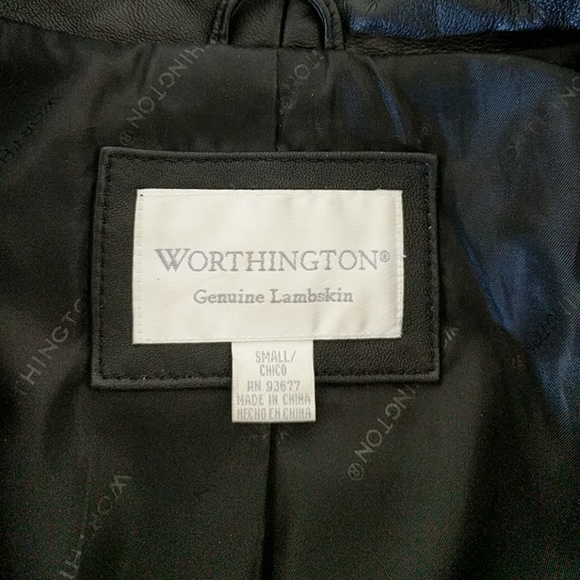 worthington genuine lambskin jacket 93677